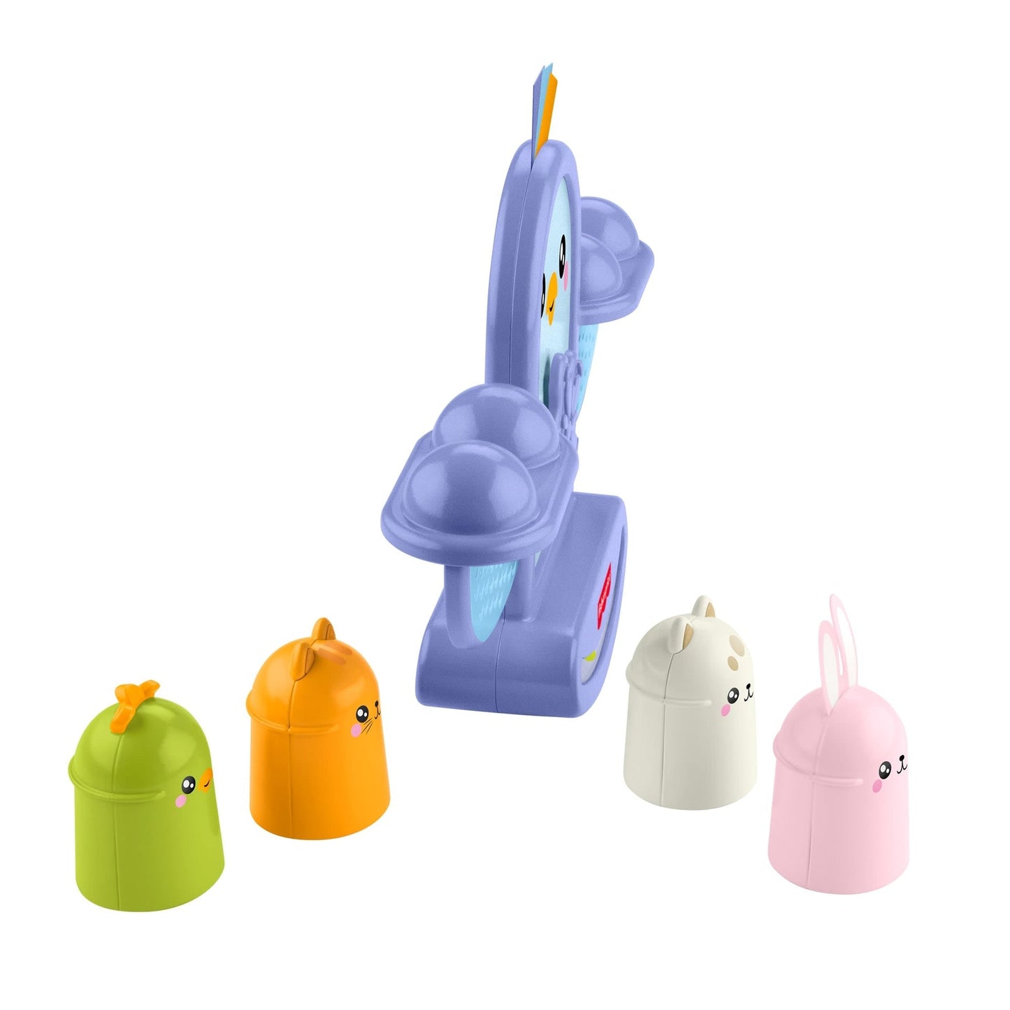5-Piece Baby Bird Rattle Stacking Toy – Colourful Educational Sensory Toy for Babies