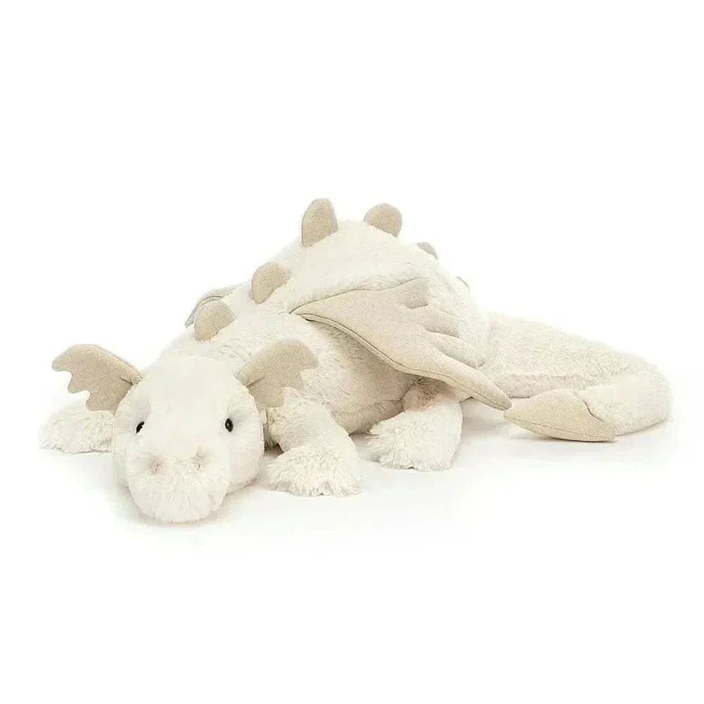 Plush Snow Dragon Soft Toy – 66cm