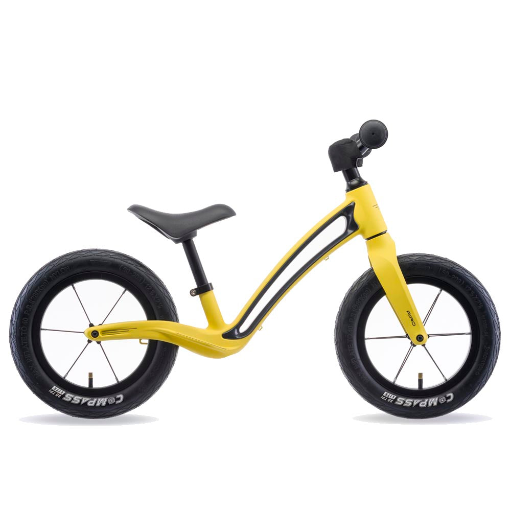 Hornit AIRO 12" Balance Bike – Hammer Yellow Lightweight Kids Balance Bike