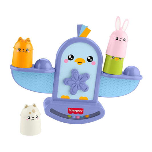 5-Piece Baby Bird Rattle Stacking Toy – Colourful Educational Sensory Toy for Babies