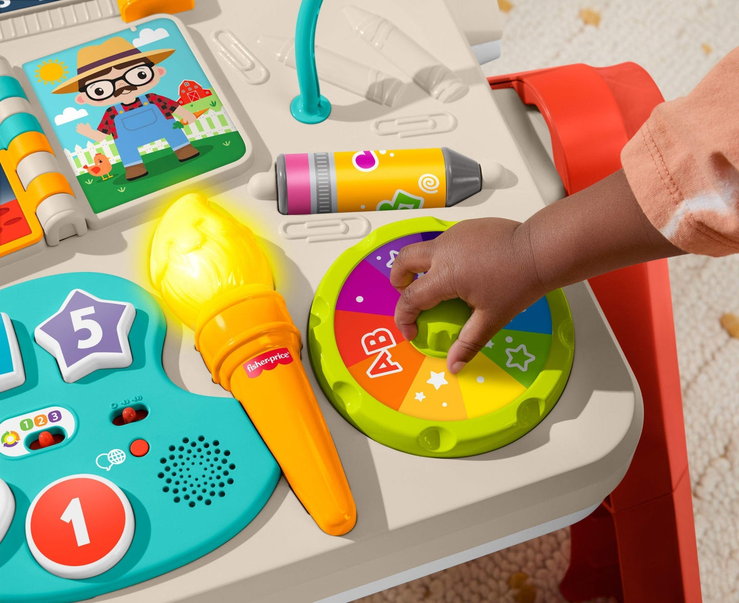 Baby 4-in-1 Activity Table & Easel – Educational Learning Play Centre for Toddlers
