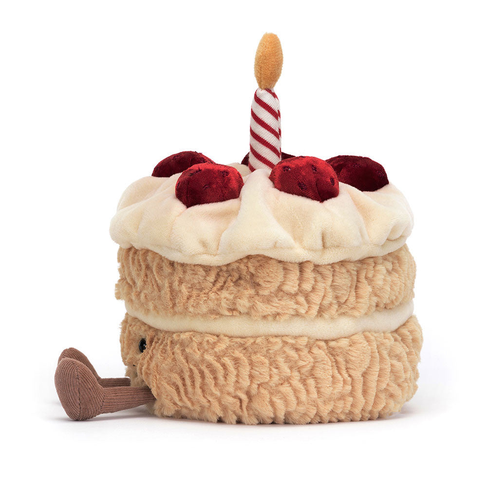 Amuseable Birthday Cake Plush Toy – Soft Celebration Gift for Children