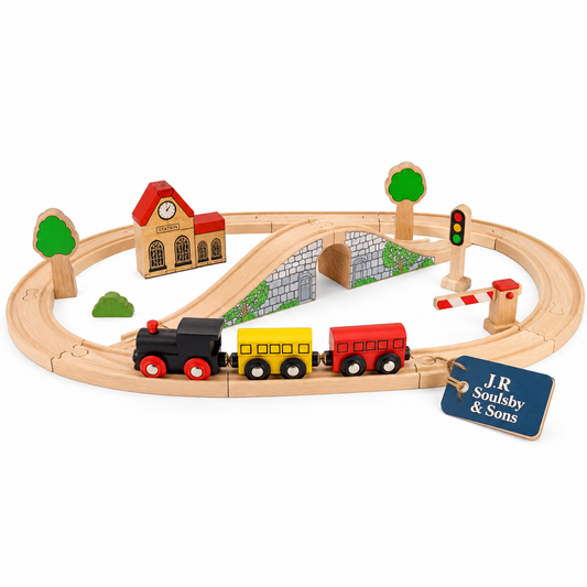 J R Soulsby & Sons Wooden Train Track Set