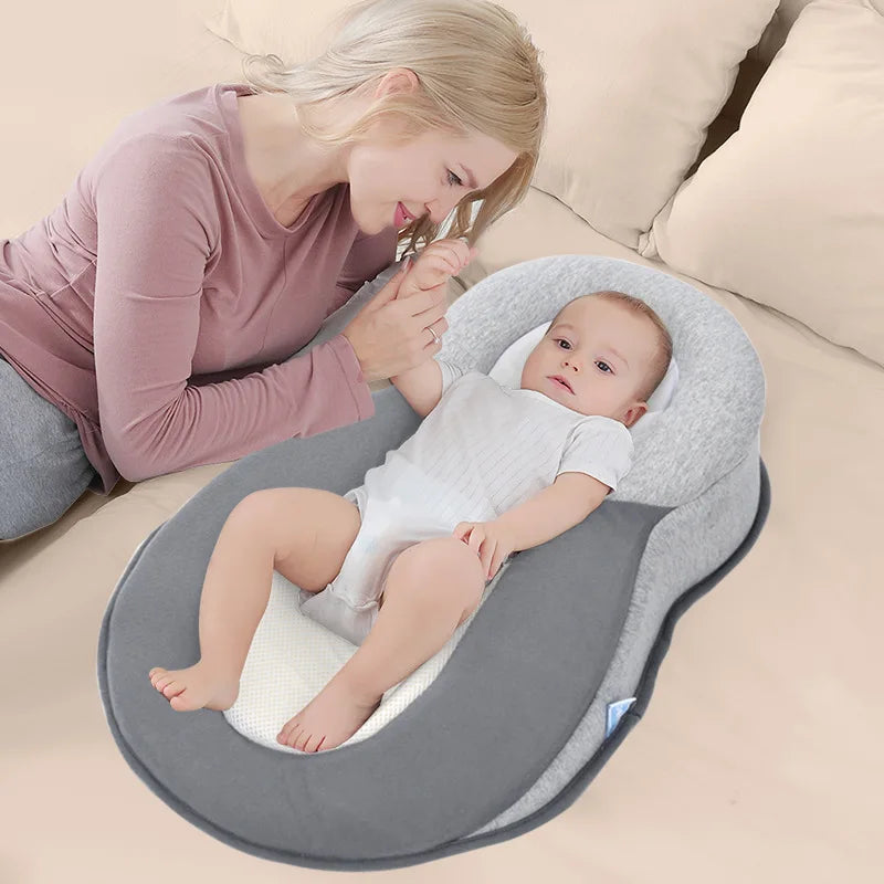 Anti-Reflux Baby Support Pillow – Newborn Feeding & Anti-Spit-Up Wedge Cushion