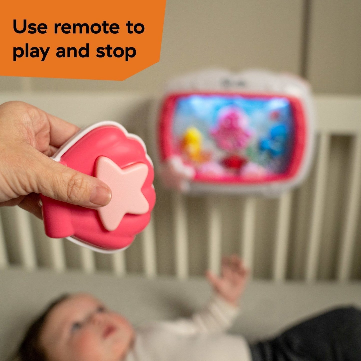 Musical Crib Toy Pink – Suitable From Birth 0M+