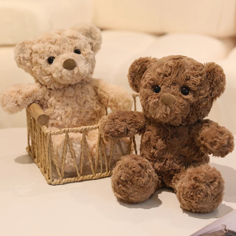 30cm Cute Twisted Teddy Bear Plush Toy – Soft Cuddly Stuffed Animal Gift for Kids