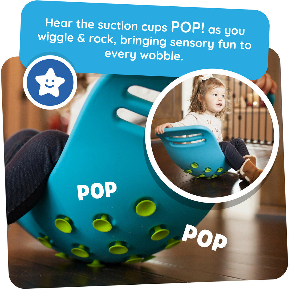Teeter Popper – Blue | Balance, Rocking & Sensory Play Board for Kids | Develops Coordination, Core Strength & Creativity