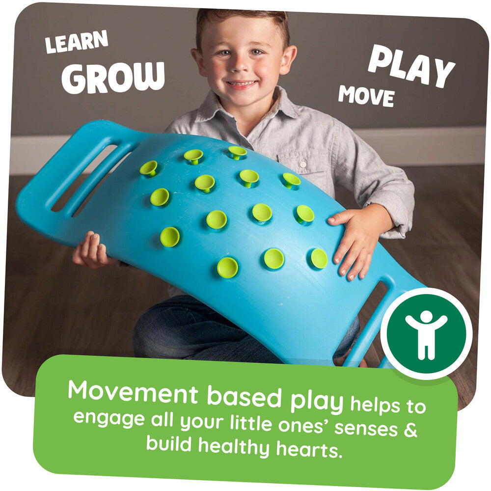 Teeter Popper – Blue | Balance, Rocking & Sensory Play Board for Kids | Develops Coordination, Core Strength & Creativity