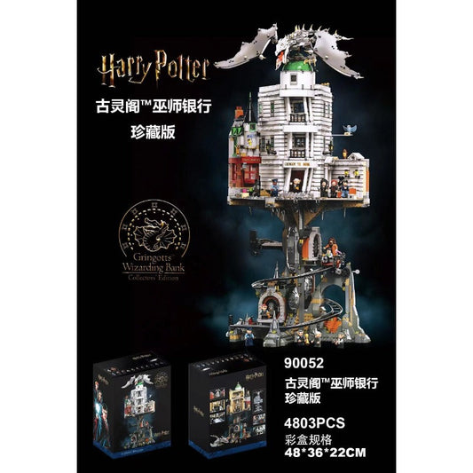 4803PCS Gringotts Wizarding Bank - Collectors' Edition 76417（KING brands high-quality version）