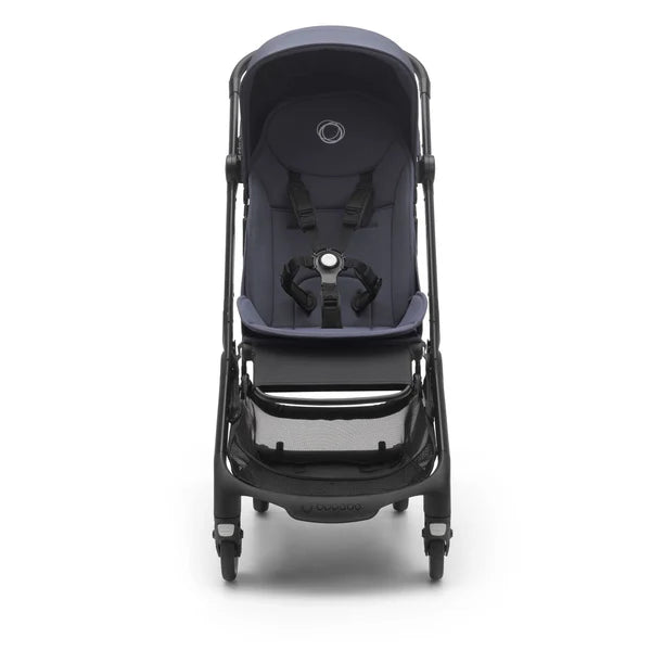 Compact Travel Stroller with Bumper Bar – Stormy Blue Lightweight Pushchair