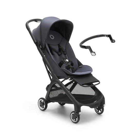 Compact Travel Stroller with Bumper Bar – Stormy Blue Lightweight Pushchair