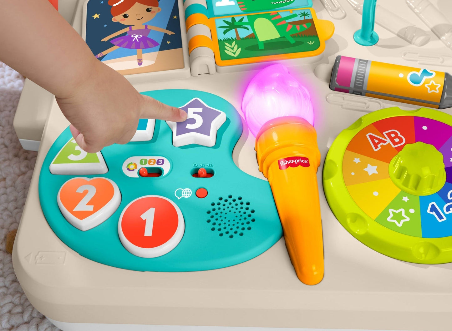 Baby 4-in-1 Activity Table & Easel – Educational Learning Play Centre for Toddlers