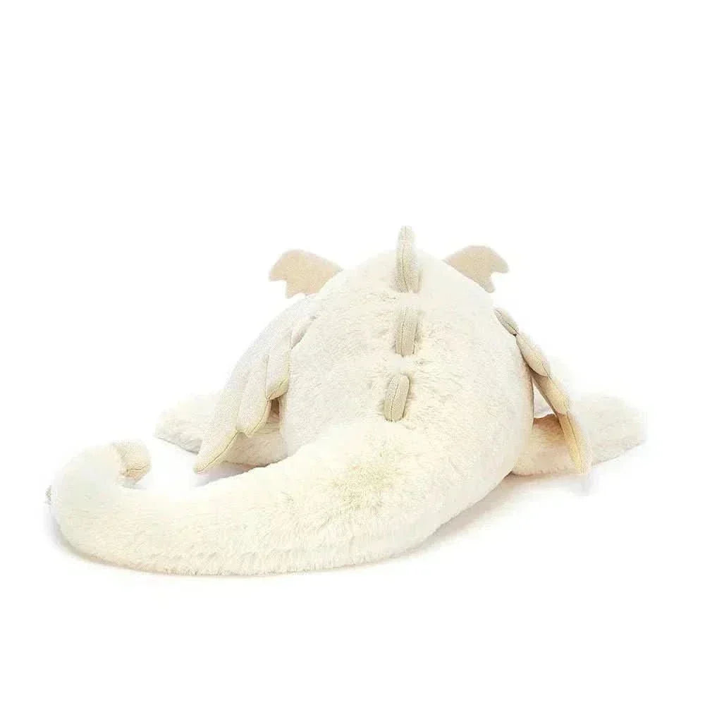 Plush Snow Dragon Soft Toy – 66cm