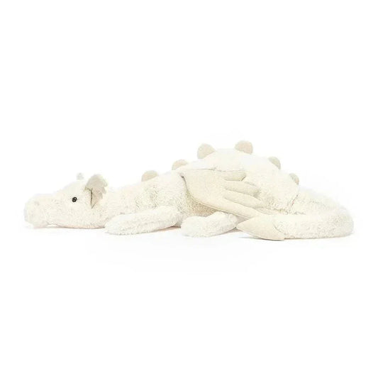 Plush Snow Dragon Soft Toy – 66cm