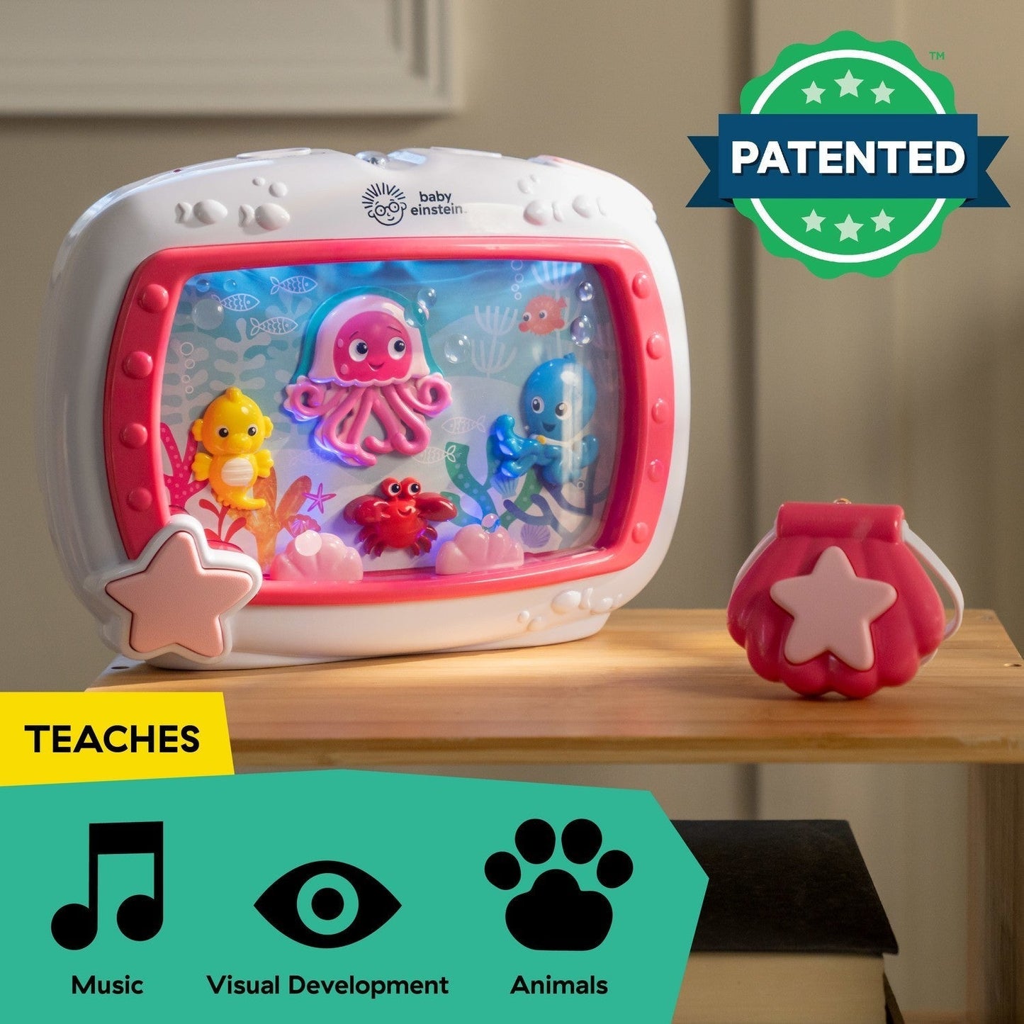 Musical Crib Toy Pink – Suitable From Birth 0M+
